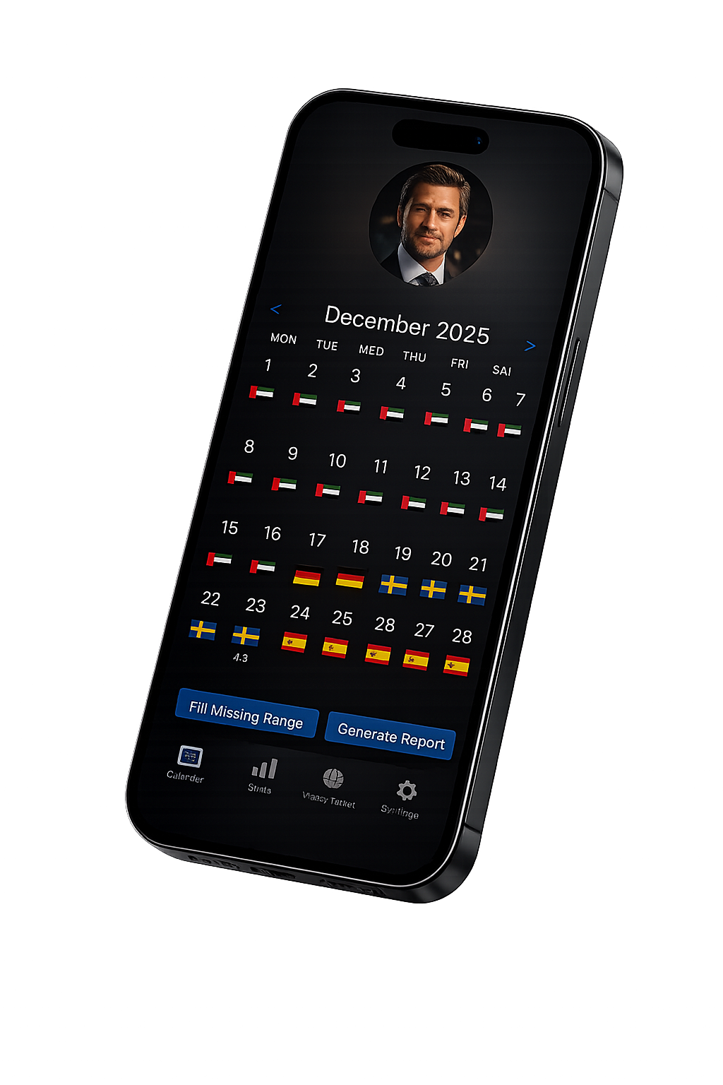 BorderLedger app preview
